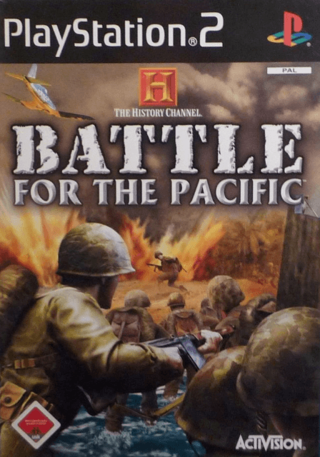 History Channel Battle for the Pacific box art for Playstation 2